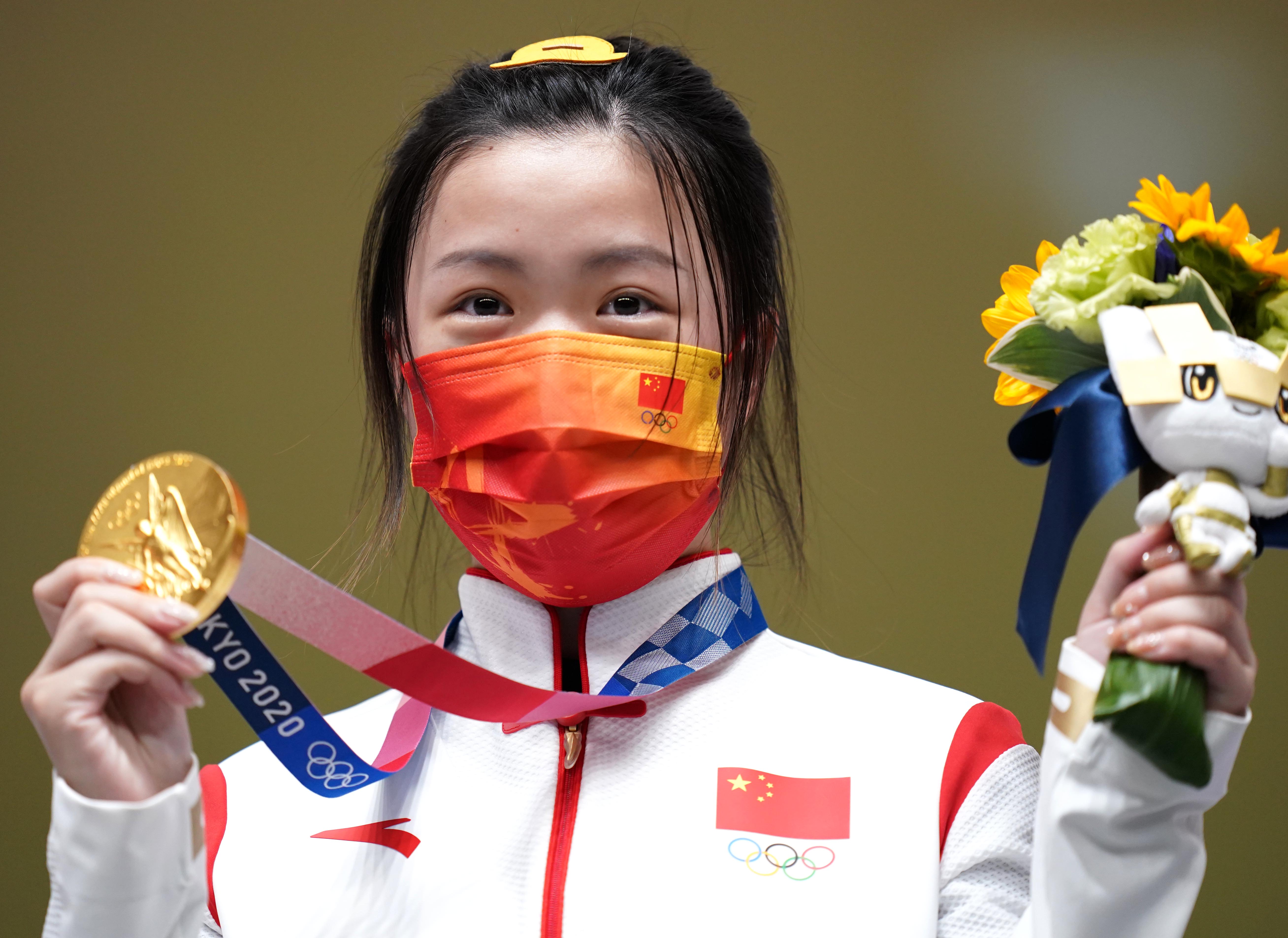 1-1，杨倩夺得东京奥运会首枚金牌.JPG